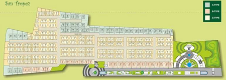Master Plan of Pacifica San Tropez in Vasna Bhayli Main Road, Vadodara - Image 263242