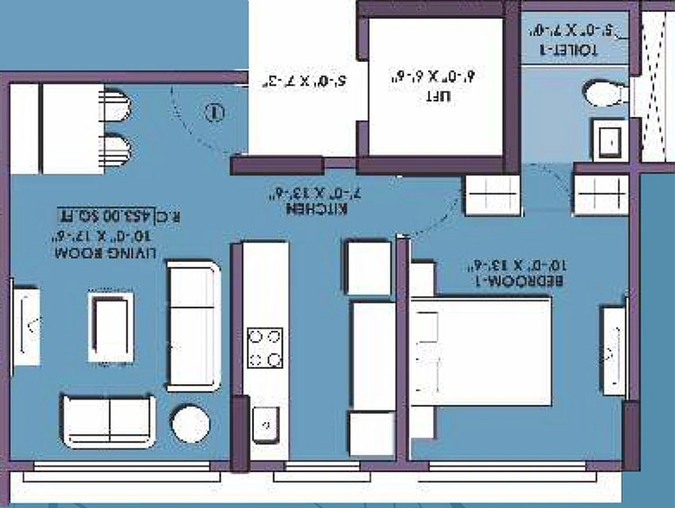 1 BHK Flat in Atharv Abrol in Vile Parle East, Mumbai - Image 847697