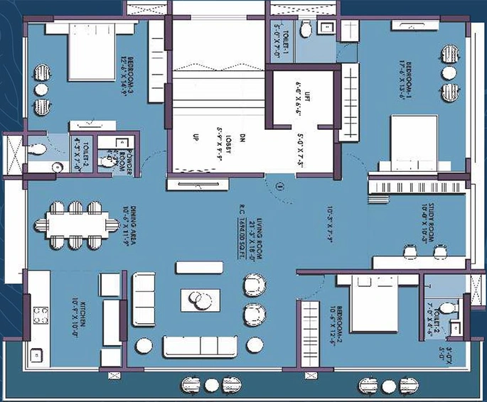 3.5 BHK Flat in Atharv Abrol in Vile Parle East, Mumbai - Image 847699