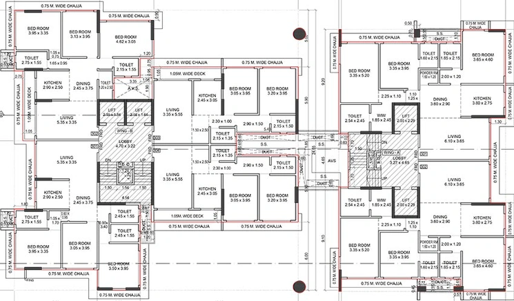 Floor Plan of Atharv Chandra Milan in Vile Parle East, Mumbai - Image 256452