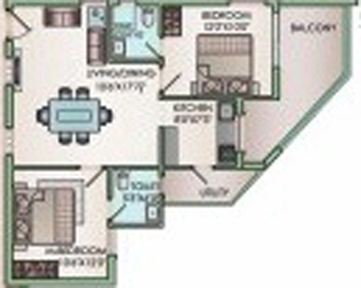 2 BHK Flat in Jains Ravi Gayathri Heights in Hitech City, Hyderabad - Image 793458