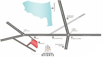 Location of Jains Ravi Gayathri Heights - Image 125915