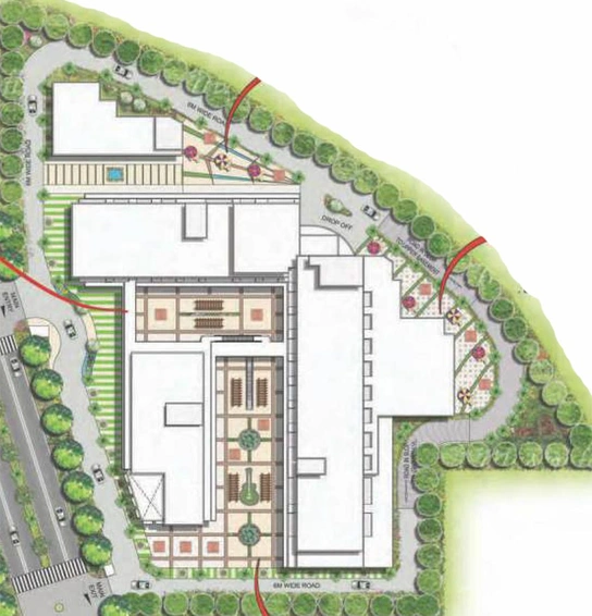 Master Plan of Silverglades Merchant Plaza in Sector 88A, Gurgaon - Image 238334