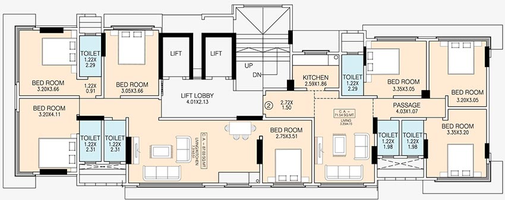 Floor Plan of Atharv Rosewood in Vile Parle East, Mumbai - Image 256504