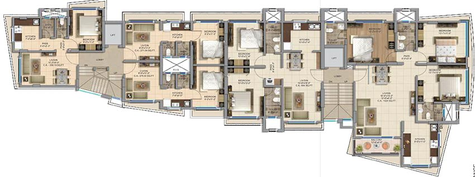 Floor Plan of Atharv Shagun in Vile Parle East, Mumbai - Image 256543