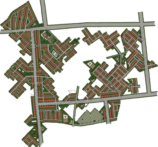Master Plan of SS Mayfield Gardens in Sector 51, Gurgaon - Image 237958