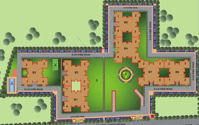 Master Plan of Tulip Purple in Sector 69, Gurgaon - Image 238001