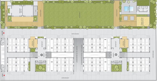 Master Plan of Vishwanath Aman in Thaltej, Ahmedabad - Image 271554