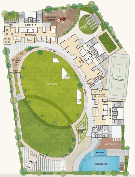 Master Plan of B And M Atlantis in Ghansoli, Navi Mumbai - Image 122572