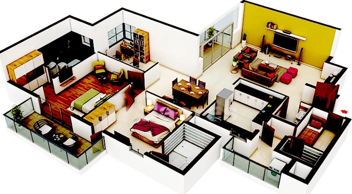 2 BHK Flat in Experion Windchants in Sector 112, Gurgaon - Image 837871