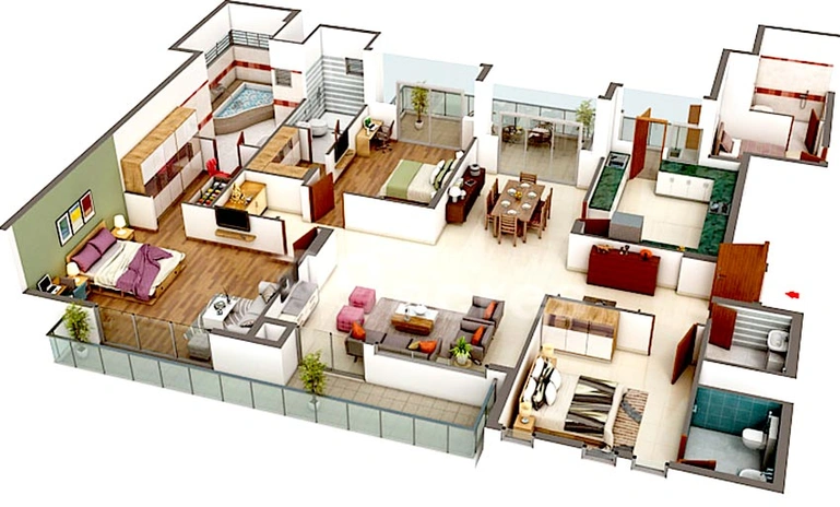 3 BHK Flat in Experion Windchants in Sector 112, Gurgaon - Image 837872