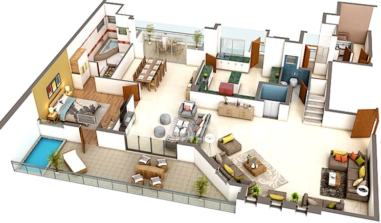 4 BHK Flat in Experion Windchants in Sector 112, Gurgaon - Image 837878