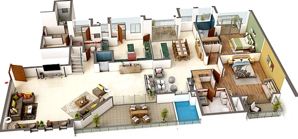 5 BHK Flat in Experion Windchants in Sector 112, Gurgaon - Image 837879