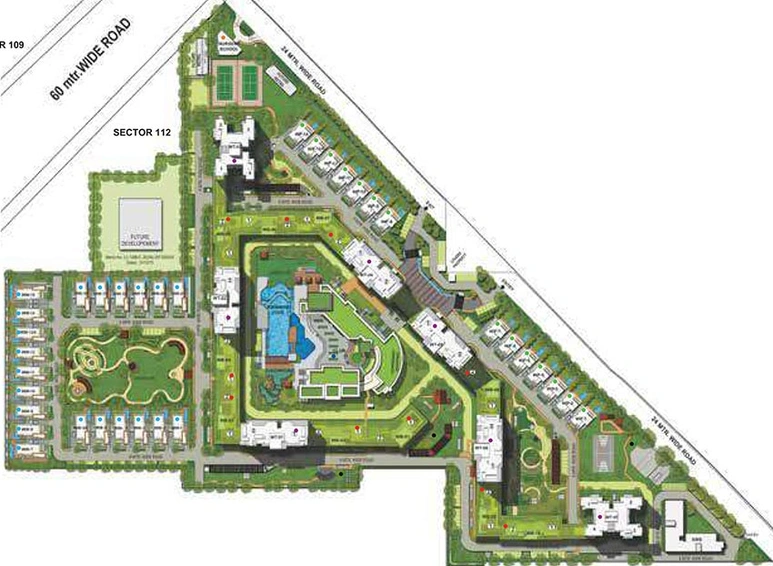 Master Plan of Experion Windchants in Sector 112, Gurgaon - Image 236877
