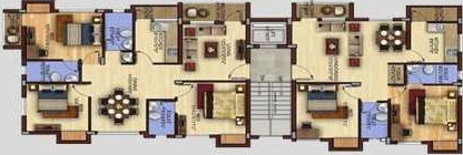 Floor Plan of Vaanam Primero in Kodambakkam, Chennai - Image 338118
