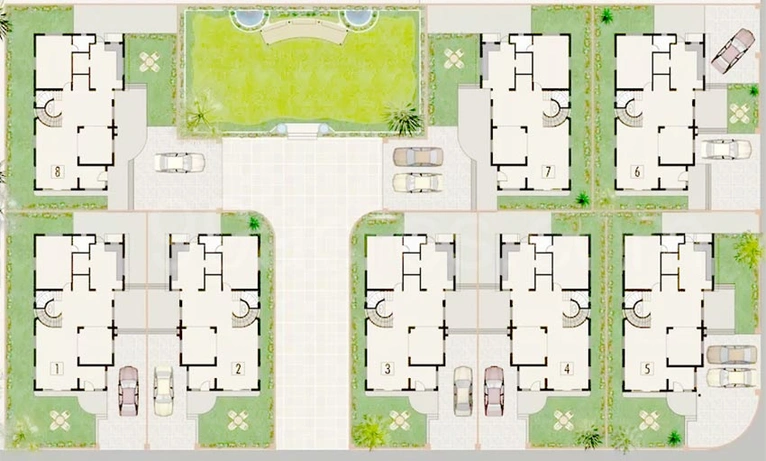 Master Plan of Satyam Satatya Greens in Bodakdev, Ahmedabad - Image 266976