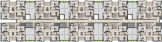 Floor Plan of Krishna Zirve in Saligramam, Chennai - Image 258303