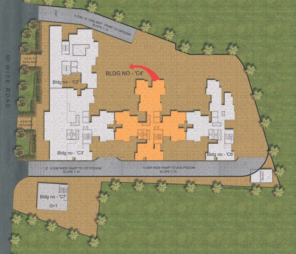 Master Plan of Gagangiri Ellora Heights in Dahisar East, Mumbai - Image 331760