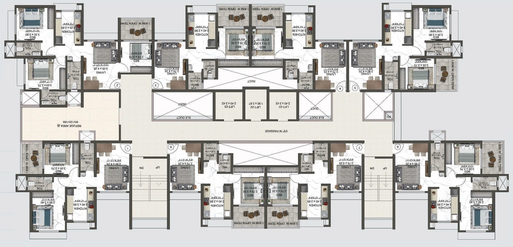 Floor Plan of SS Balaji Annex in Dombivli, Thane - Image 168578