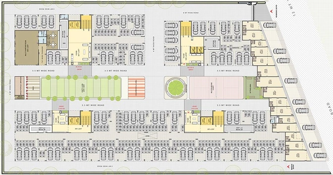 Master Plan of Paarijat Vishwas in Vatva, Ahmedabad - Image 264310