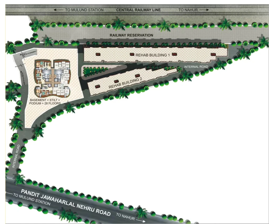 Master Plan of Rajesh Raj Altezza in Mulund West, Mumbai - Image 336014