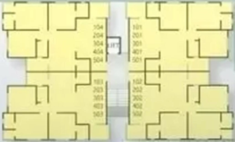 Floor Plan of Takshashila Mahadev Greens in Amraiwadi, Ahmedabad - Image 270235