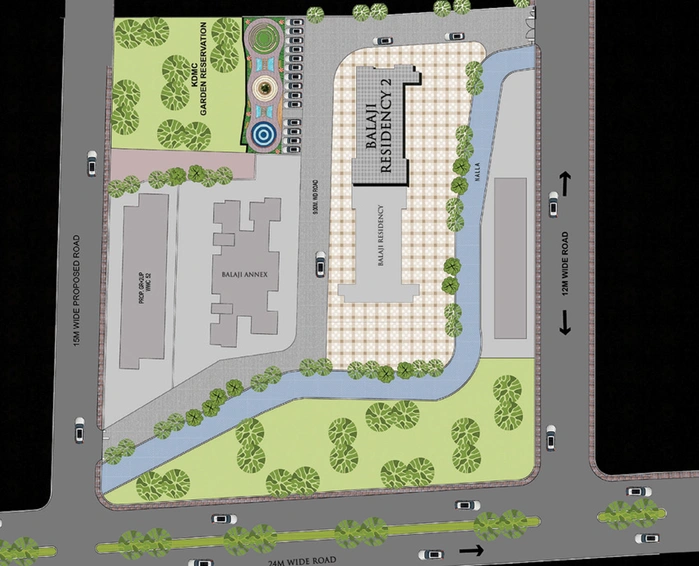 Master Plan of SS Balaji Residency 2 in Dombivli, Thane - Image 168609