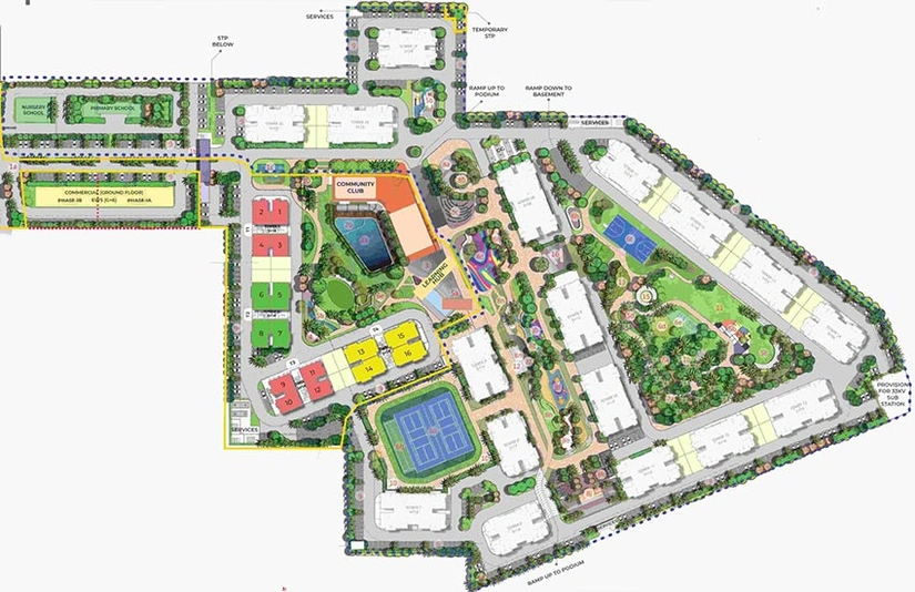 Master Plan of Ashiana Amarah in Sector 93, Gurgaon - Image 236177