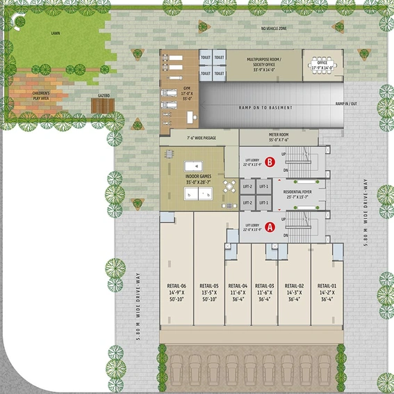 Master Plan of HR Eliseo 3 in Sarkhej, Ahmedabad - Image 260319