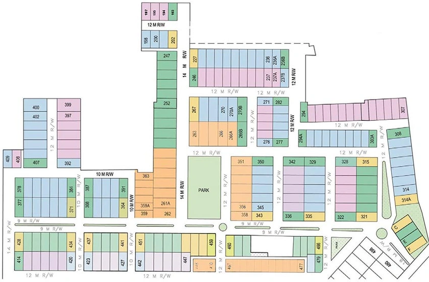 Master Plan of Orchid Island in Sector 51, Gurgaon - Image 237438