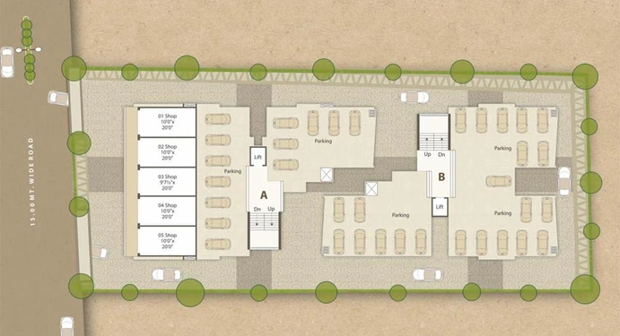 Master Plan of Urbanac Atharva in Bhayli Road, Vadodara - Image 128761