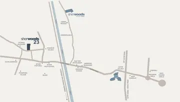Location of Sachin Sherwoods 23 - Image 128489