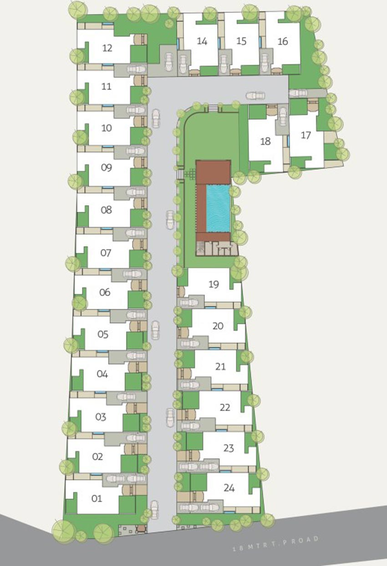 Master Plan of Sachin Sherwoods 23 in Sevasi, Vadodara - Image 128490