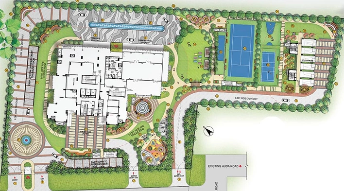 Master Plan of Alpha Corp Sky 1 in Sector 15, Gurgaon - Image 235785
