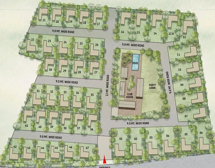 Master Plan of Keshav Elements 47 in Sanand, Ahmedabad - Image 264048