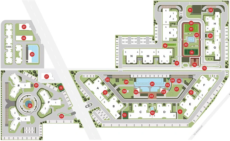 Master Plan of Anant TARC Maceo in Sector 91, Gurgaon - Image 236135
