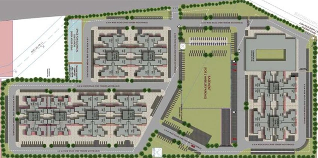 Master Plan of Pareena Hanu Residency in Sector 68, Gurgaon - Image 237554