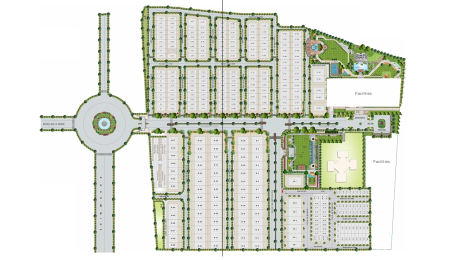 Master Plan of GHP Eden Garden Phase 2 in Sikar Road, Jaipur - Image 335419