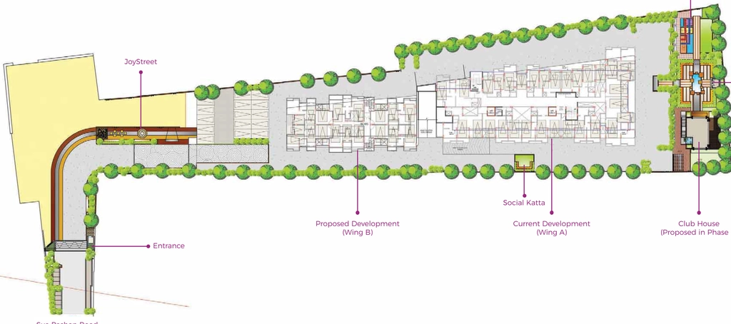 Master Plan of Porwal Parklane Urbanjoy A in Sus, Pune - Image 349201