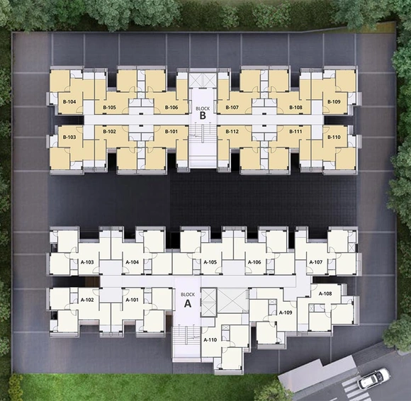 Master Plan of Saanvi Aarambh in Chandlodiya, Ahmedabad - Image 266565
