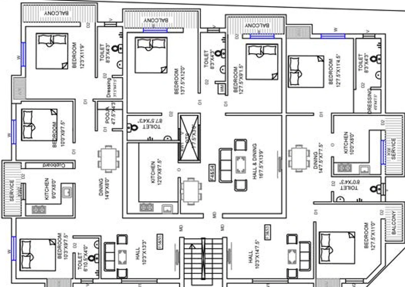 Floor Plan of Sree Guru Abinaya in Pallikaranai, Chennai - Image 244774