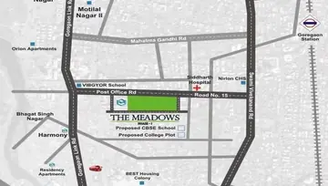 Location of HDIL The Meadows - Image 229789
