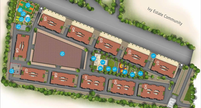 Master Plan of Kolte Patil Ivy Nia in Wagholi, Pune - Image 10231