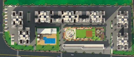 Master Plan of Kumar Piccadilly in Wakad, Pune - Image 24158