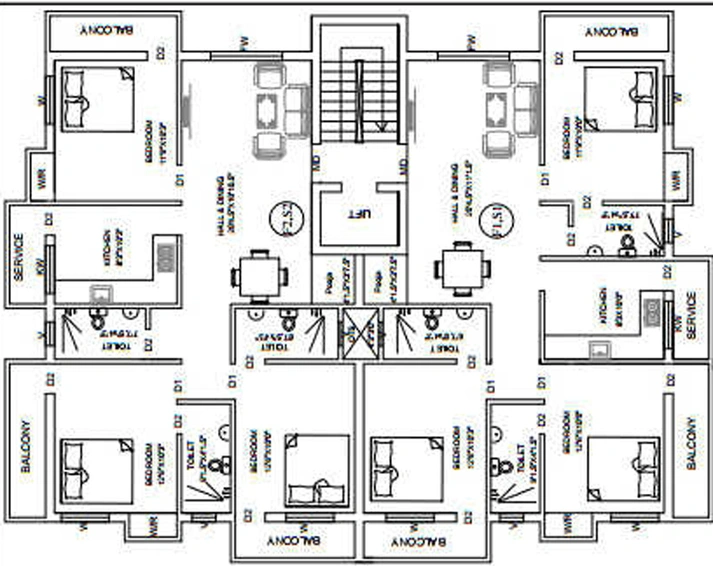 Floor Plan of Sree Guru Adithyaa in Pallikaranai, Chennai - Image 244893