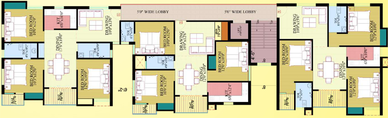 Floor Plan of Prayas Saraswati Enclave in Tupudana, Ranchi - Image 259732