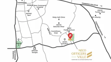 Location of Vasupujya Neco Officers Ville - Image 349265