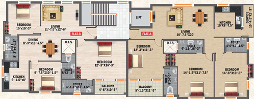 Floor Plan of Sree Guru Suraksha in Ambattur, Chennai - Image 244917
