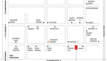Location of Vandematram Hills - Image 270828