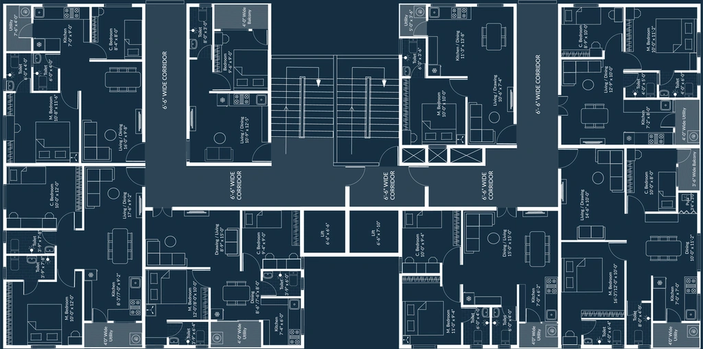 Floor Plan of Janapriya Unnati in Isnapur, Hyderabad - Image 123539